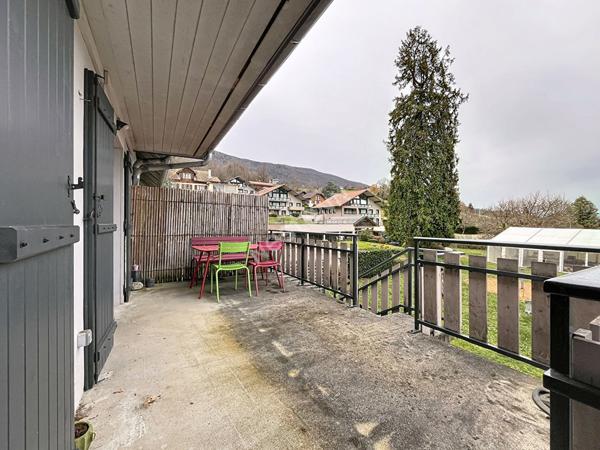 Duplex au coeur de Saint-Jorioz, 103 m² de confort entre lac et montagnes, cave et garage double