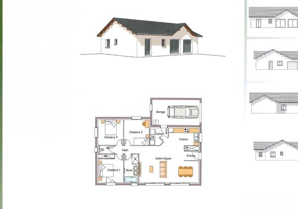 Maison neuve à construire + terrain à Gap 91 m2