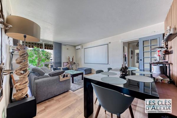 Superbe appartement familial rénové avec balcon filant – Résidence de standing avec parc & tennis
