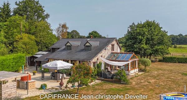 Maison à vendre proche de GORRON (53) 3 chambres sur terrain de 2400 m2