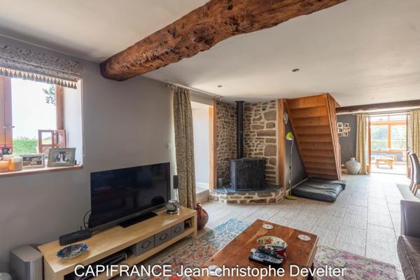 Maison à vendre proche de GORRON (53) 3 chambres sur terrain de 2400 m2