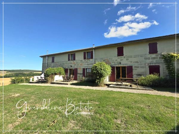 Propriété en Pierre 568m² - 2 Maisons d'habitation - 3 Gîtes - 2 Piscines sur 3,5 Ha de terrain