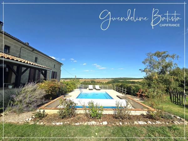 Propriété en Pierre 568m² - 2 Maisons d'habitation - 3 Gîtes - 2 Piscines sur 3,5 Ha de terrain