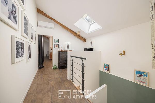 Ancienne ferme rénovée avec patio