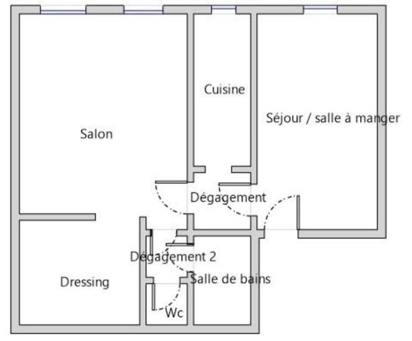 Appartement Provins 2 pièces 49m² / investissement