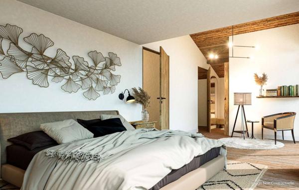 Magnifique T4 Duplex haut standing – 145,56 m², 2 balcons, 2 parkings, Résidence L’Étoile d’Argent à Châtel