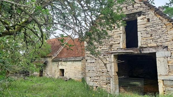 Ensemble immobilier en pierre 60m²  4 pièces à restaurer