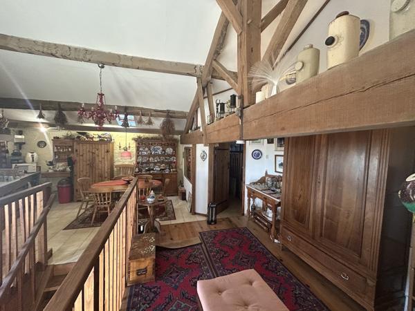 2 Maisons, piscine, garage et terrace avec commerces a deux pieds.