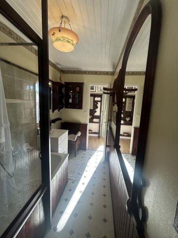 2 Maisons, piscine, garage et terrace avec commerces a deux pieds.