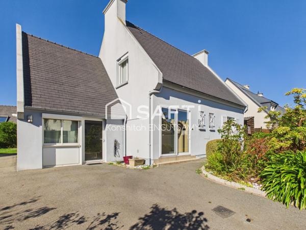 Maison de 115m² sur un terrain de 490m², 3 chambres avec garage et véranda chauffée