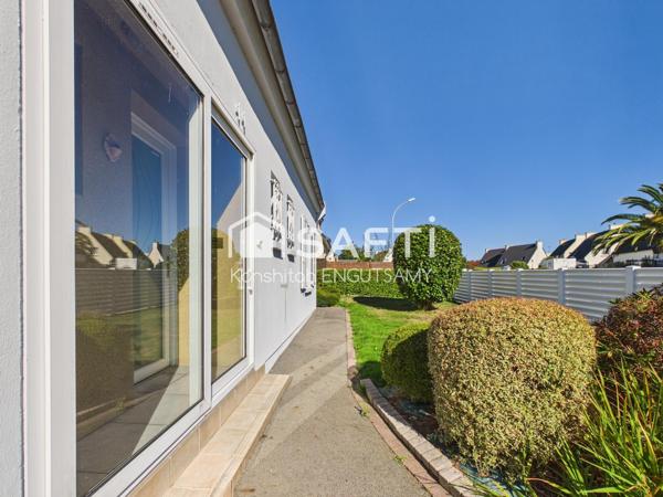Maison de 115m² sur un terrain de 490m², 3 chambres avec garage et véranda chauffée