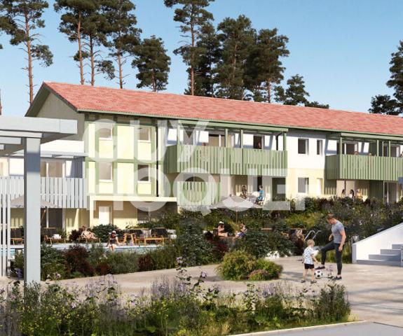 Investissement appartement neuf T2 bis à Mimizan, rendement 3,80% possibilité d'occupation en haute saison