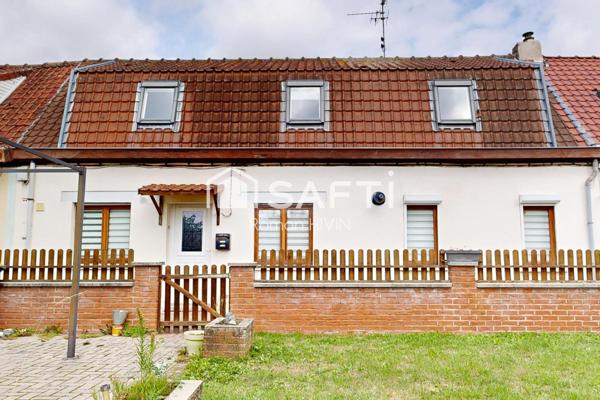 Maison 3 chambres, jardin 250 m², en allée au calme