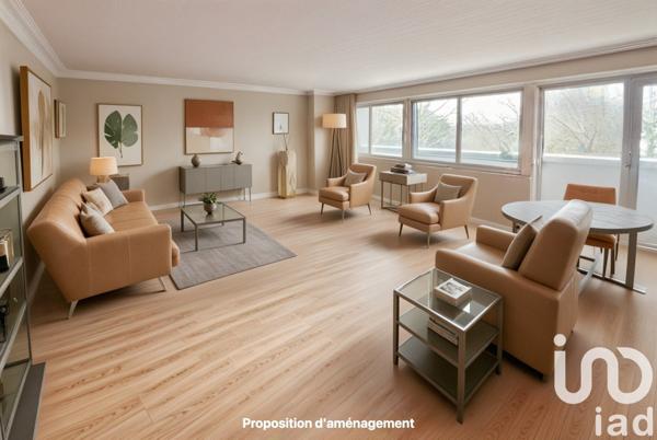 Appartement 3 pièces de 94 m² à Paris (75016)