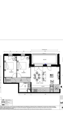 Appartement à vendre 3 pièces 62 m² Coupvray