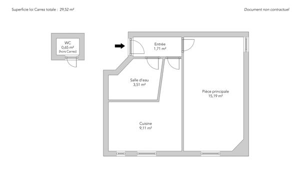 Appartement Paris 9 e - NOTRE-DAME-DE-LORETTE / RUE DES MARTYRS