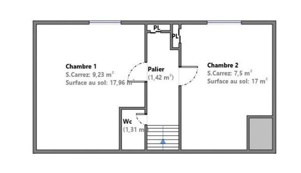 Maison
         3 pièces
        - 78 m² Exclusivité 239 000 € *
