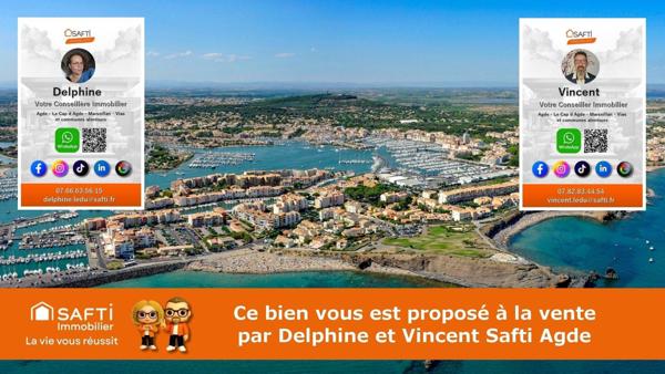 SERIGNAN - APPARTEMENT T2 - 46 M² - TERRASSE ET JARDIN