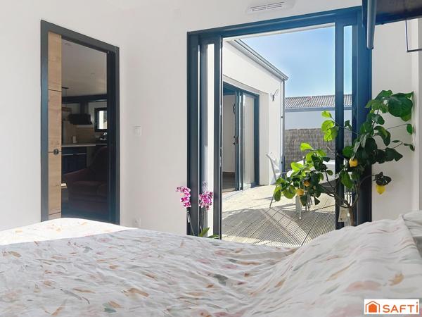 Maison contemporaine – 4 chambres – Garage – À proximité des plages