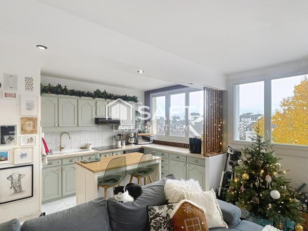 Appartement rénové avec vue panoramique