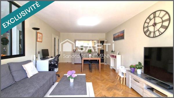 LA GARENNE CENTRE : GRAND 3 PIECES AVEC TERRASSE