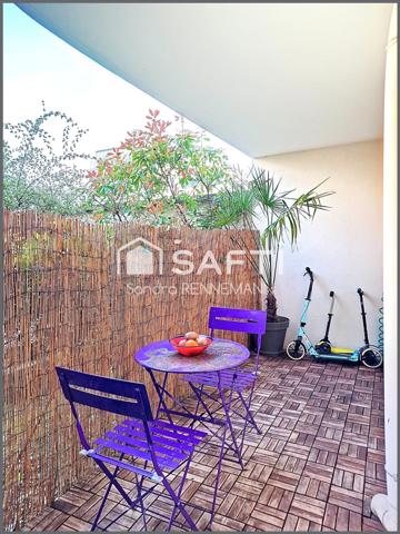 LA GARENNE CENTRE : GRAND 3 PIECES AVEC TERRASSE