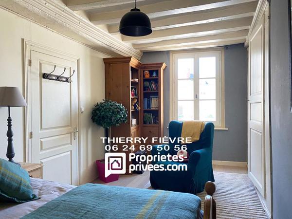 A VENDRE 37140 Chouzé sur Loire Maison de village 5 pièces , 115 m2 , 3 chambres  avec patio et spa