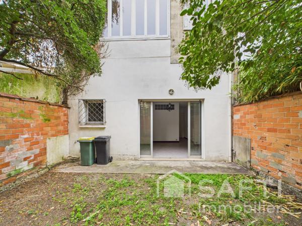 T1 bis avec jardin et cave – Bordeaux Saint-Augustin – 34 m²