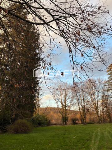 Terrain plat et arboré au calme