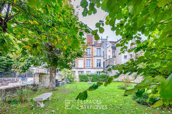 Magnifique duplex et son jardin en plein coeur historique de Pontoise