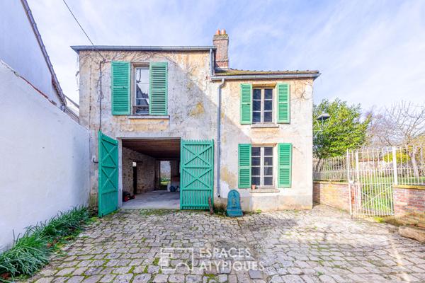 L’Élégance Mansart et son Jardin de pierre ; Coeur Historique de Maule