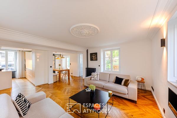 L’Élégance Mansart et son Jardin de pierre ; Coeur Historique de Maule