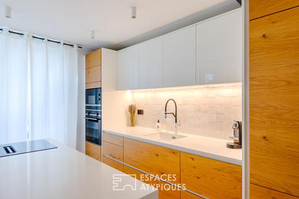 L’Élégance Mansart et son Jardin de pierre ; Coeur Historique de Maule