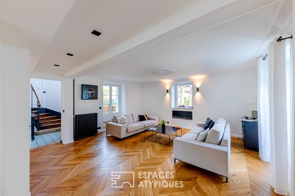 L’Élégance Mansart et son Jardin de pierre ; Coeur Historique de Maule