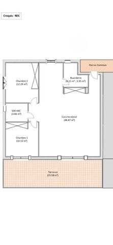 Ghisonaccia (20240) Appartement Neuf Grand T3 à Ghisonaccia