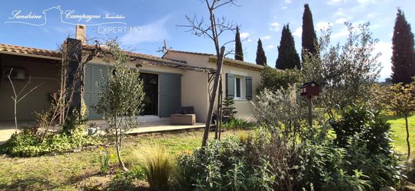 Pernes-les-Fontaines (84210) VILLA T4 PP non mitoyenne, sans travaux, en campagne non isolée vue Ventoux