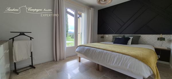 Pernes-les-Fontaines (84210) VILLA T4 PP non mitoyenne, sans travaux, en campagne non isolée vue Ventoux