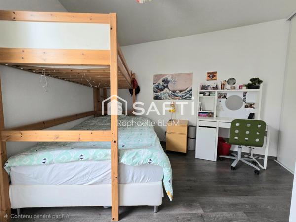 Appartement récent en dernier étage avec terrasses