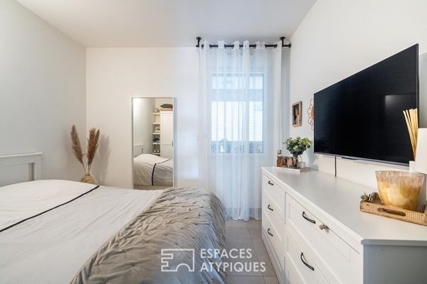 Appartement contemporain avec vue extérieur au calme
