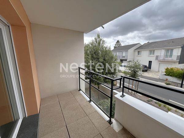 SAINT HERBLAIN, appartement 2 chambres avec balcon et stationnement sécurisé