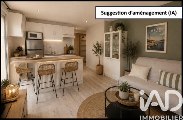 Appartement à vendre 2 pièces 30 m² Mèze
