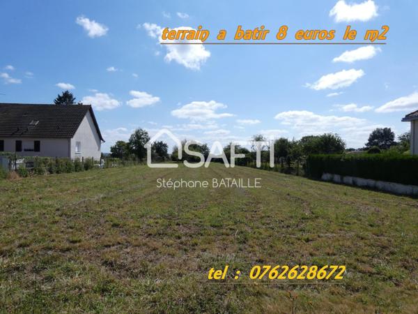 Terrain constructible 2 400 m² – Monts-sur-Guesnes (86420) – Calme et verdoyant