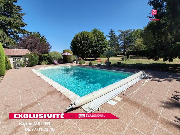 VERNEUIL D'AVRE ET D'ITON 27130 Maison individuelle - 1 étage - 4 chambres - Dépendance - Piscine chauffée et sécurisée - Terrain - 448000  HAI