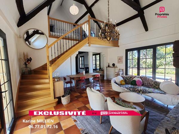 VERNEUIL D'AVRE ET D'ITON 27130 Maison individuelle - 1 étage - 4 chambres - Dépendance - Piscine chauffée et sécurisée - Terrain - 448000  HAI