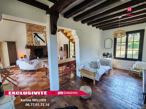 VERNEUIL D'AVRE ET D'ITON 27130 Maison individuelle - 1 étage - 4 chambres - Dépendance - Piscine chauffée et sécurisée - Terrain - 448000  HAI