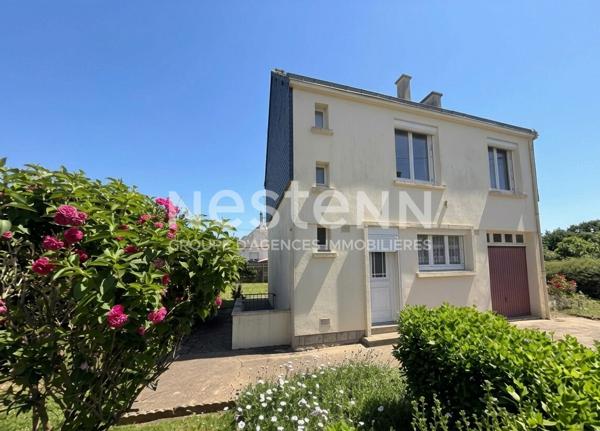Questembert Centre Bourg - Maison 85m² avec 4 chambres et terrain clos de 447m²