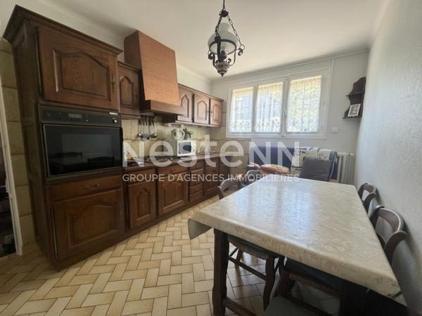 Questembert Centre Bourg - Maison 85m² avec 4 chambres et terrain clos de 447m²