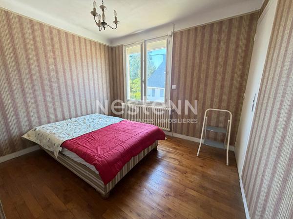 Questembert Centre Bourg - Maison 85m² avec 4 chambres et terrain clos de 447m²