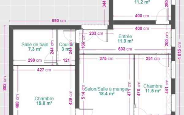 Appartement à vendre    3 pièces • 89,65 m2 Nîmes