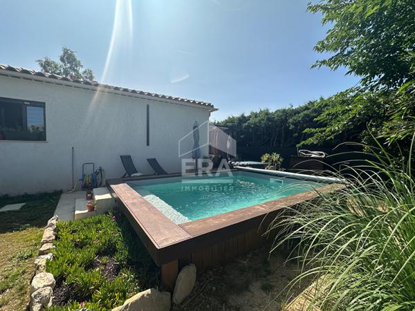 A VENDRE 83910 POURRIERES MAISON PLAIN PIED 98 M² SUR 670 M² DE JARDIN PISCINE